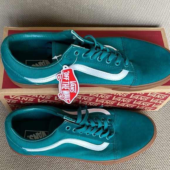 Vans Old Skool Quetzal Green / Gum mens - Picture 14 of 16